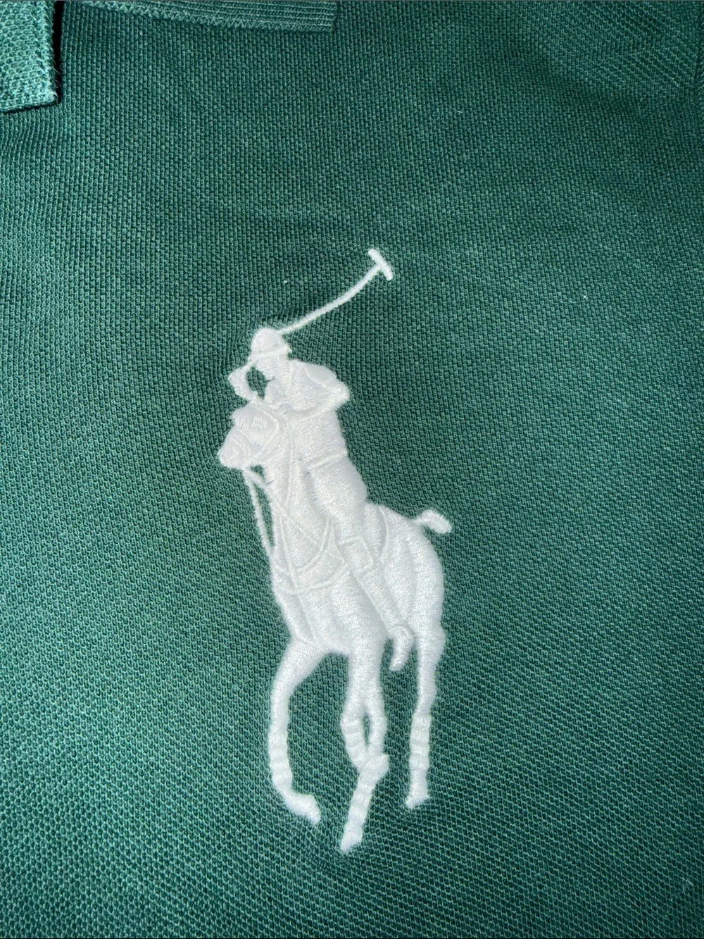 Polo by Ralph Lauren Forest Green Polo with White Pony Logo